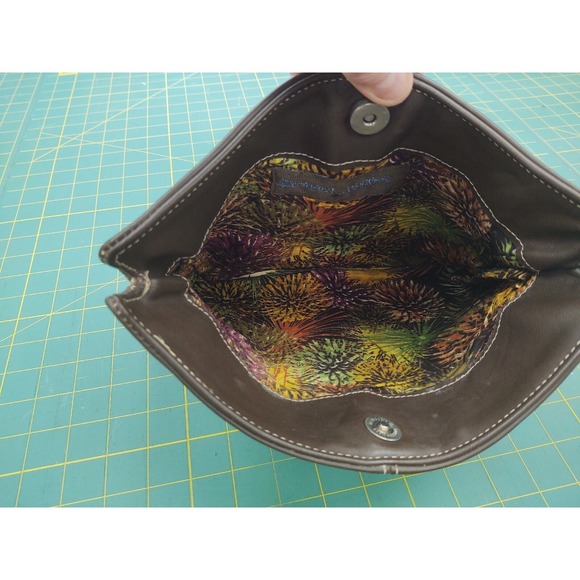 Soft Butter Leather Clutch Handmade  Magnetic Closure